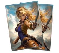 Anime Rune Knight Card Sleeves 102 Pack - Compatible with MTG & TCGs - Perfect for Celes Rune Knight & Final Fantasy Commander Decks - Premium Card Game Sleeves for Magic