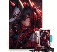 Anime Samurai Assassin Jigsaw Puzzle 1000 Piece for Teenagers Reason Boost Nice Thick Enjoyable Challenge Birthday Idea (50x75cm)