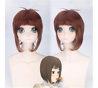 Anime Say"I Love You" Tachibana Mei Cosplay Wigs High-temperature Fiber Synthetic Hair Brown Short Hair WIG