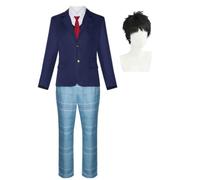 Anime School Uniform Kitagawa Marin Cosplay Gojo Wakana Costume | Anime Role Season 2, Cosplay Costumes, Outfit Halloween Carnival, Men Women, Coat Skirt Tie Wig