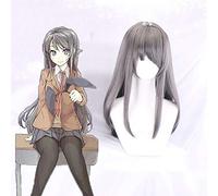 Anime Seishun Buta Yarou Series Cosplay Wigs Mai Sakurajima Cosplay Synthetic Wig Hair Halloween Party Women Cosplay Wig