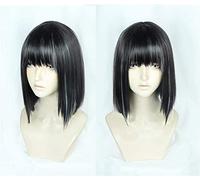 Anime SEKIRO: Shadows Die Twice Divine Heir Cosplay Short Black Mixed Silver Synthetic Hair Wig + Wig Cap +Track