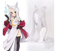 Anime Sewayaki Kitsune No Senko-San Cosplay Wigs Shiro Cosplay Wig Synthetic Wig Hair Halloween Meddlesome Kitsune Senko-San