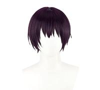 Anime Shikimoris Not Just a Cutie Izumi Wig Izumi Mens Dark Purple Short Role Play Hair Halloween Party Wigs + Wig Cap