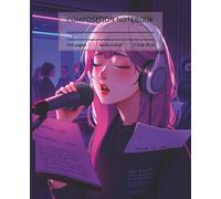 Anime Singer Composition Notebook: Aesthetic K-Pop Idol Journal for Songwriting and Fan Notes with 110 Wide Ruled Pages