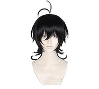 Anime SK8 the Infinity Miya Chinen Cosplay Wig Black Short Heat-resistant Synthetic Hair SK8 the Infinity SK Eight Role Play