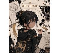 Anime Sketchbook for Teens & Adults: Manga Drawing Book: 120 Blank Pages | 8.5 x 11 Large Notebook for Sketching, Doodling & Creative Art