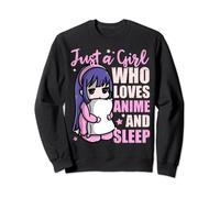 Anime Sleeping Girls Pajamas PJ Sweatshirt