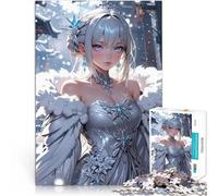 Anime Snow QueenJigsaw Puzzles 2000 Piece for Adults Stress Reliever Staycation Kill time Parent-child interaction 70x100cm