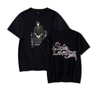Anime Solo Leveling Arise from The Shadow Merch Short Sleeve T-Shirt Manga Cartoon Tee Tees Men Women