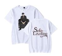 Anime Solo Leveling Arise from The Shadow Merch Short Sleeve T-Shirt Manga Cartoon Tee Tees Men Women