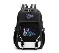 Anime Solo Leveling School Backpack,Casual Daypack for Girls Boys,15 Inch Laptop Backpack,Waterproof Backpack Lightweight Rucksack School bag for Teenage,Black