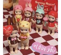 Anime Sonny Angel Love Gift Series Blind Box Angel Doll Cute Pvc Handmade Office Decoration Ornament Valentine'S Day Gift 6pcs a set