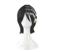 Anime Soul Eater Death the Kid Cosplay Wig Desu za Kiddo Black mix White Wig Carnival Halloween Party Wig Pendant Props