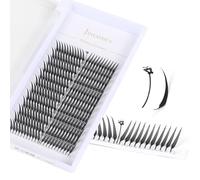 Anime Spire Lashes Premade Wings Eyelash Extensions Flat Root C D Curl 8-16mm Volume Fans Feather Shape Comic Individual Lashes for Salon (Fox Spire-D Curl, 12mm)
