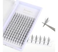 Anime Spire Lashes Premade Wings Eyelash Extensions Flat Root C D Curl 8-16mm Volume Fans Feather Shape Comic Individual Lashes for Salon (Wings 2-C Curl, 9mm)