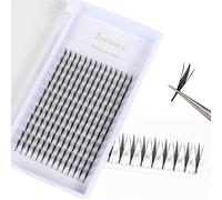 Anime Spire Lashes Premade Wings Eyelash Extensions Flat Root C D Curl 8-16mm Volume Fans Feather Shape Comic Individual Lashes for Salon (Wings 4-C Curl, 14mm)