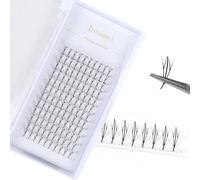 Anime Spire Lashes Premade Wings Eyelash Extensions Flat Root C D Curl 8-16mm Volume Fans Feather Shape Comic Individual Lashes for Salon (Wings 1-C Curl, 13mm)