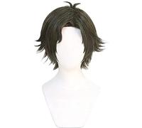 Anime SPY FAMILY Cosplay Daimon Desmond Wig Daimon Desmond Dark Green Short 28cm Synthetic Hairpiece Halloween Wigs