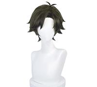 Anime SPY FAMILY Cosplay Daimon Desmond Wig Daimon Desmond Dark Green Short 30cm Synthetic Hair Men Wigs