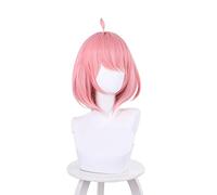 Anime Spy X Family Anya Forger Cosplay Wig Subject 007 Short Pink Hair Heat-resistant Fiber Hair+Wig Cap Halloween Party Girls