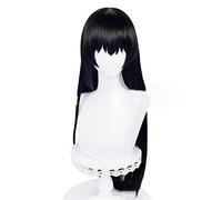 Anime Spy X Family Yor Forger Cosplay Costume Wig Yor Forger Black long straight Fake hair Heat Resistant Women Halloween Wigs