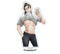 Anime Stand Satoru Figure Poster Stand Geto Suguru Action Figure Desktop Decoration Anime Fans Collections (H)