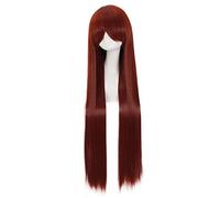 Anime Steins Gate Makise Kurisu Long Straight Wig Cosplay Costume Heat Resistant Synthetic Hair Women Wigs 1