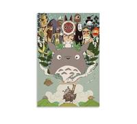 Anime Studio Ghibli Fanart Prints Posters Canvas Wall Art Oil Paintings Deco 12x18inch(30x45cm)