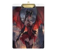 Anime Style Demonic Beauties Dark Castle Water Proof Clip Board Acrylic Cute for Teacher Portfolio clipboard Size 9 x 12
