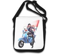 Anime Style Police Woman Pin Up Babe Shoulder Bag White