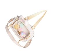Anime Styles Casual Crossbody Bag With Adjustable Strap And Decors Accessories Nylon Shoulder Bags For Student Teens Spacious Otaku Culture Themed Messengers Bag