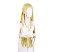 Anime Summer Time Rendering Cosplay Ushio Kofune Wig Shell Blonde Long Hair Heat-resistant Fiber Hair +Wig Cap Party