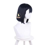Anime Summer Time Rendering Mio Kofune Cosplay Wig Black Short Hair Shinpei Ajiro Ushi Sister Summertime Render Wig Cap