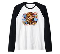 Anime Sun Wukong Monkey King - Journey to The West Raglan Baseball Tee