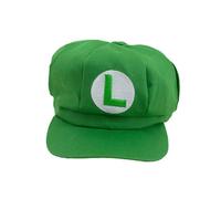 Anime Super Mario Bros Pattern Hat Luigi Letter Cosplay Cartoon Baseball Cap Costume For Men Women Waluigi Odyssey Cap Green