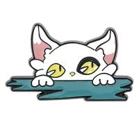 Anime Suzume No Tojimari Daijin Cat Enamel Pin, Klein, Non-precious metal