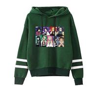 Anime Sweatshirt for Demon Tanjirou Nezuko Slayers Hoodie Casual Streetwear for Women Men