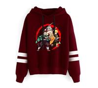 Anime Sweatshirt for Demon Tanjirou Nezuko Slayers Hoodie Casual Streetwear for Women Men