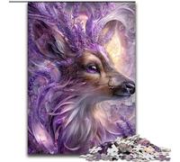 Anime Sweetheart Deer Jigsaw Puzzles for Adults, Pattern Assembly Deal As Gifts for The Whole Family Suitable for And 14 26x38cm