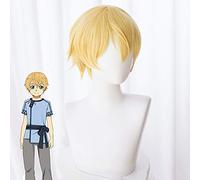 Anime Sword Art Online Alicization Sao Eugeo Cosplay Wig Eugeo Synthesis Thirty-two Light Yellow Short Hair Fluffy Costume Wigs