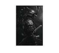Anime Sword Poster, Black And Other Combinations, The Soul of The Samurai (2) Poster Canvas Wall Art For Living Room Bedroom Gaming Room Office Posters 20x30inch(50x75cm) Unframe-style