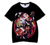Anime T-Shirt Helluva Boss 3D O-Neck T-Shirt Men Women Short Sleeve Harajuku Streetwear Cartoon Helluva Boss 2 Funny Boys Girls Tops