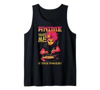 Anime Taught Me to Season Dramatically Quote Tank Top