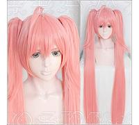 Anime Tensei shitara Slime Datta Ken Milim Nava Cosplay Wigs 80cm Pink Synthetic Hair Perucas Cosplay Wig + Wig Cap