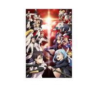 Anime That Time I Got Reincarnated As A Slime Season 3 Canvas Poster Wall Art Decor Print Picture Paintings for Living Room Bedroom Decoration 16x24inch(40x60cm)