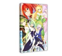 Anime The Aristocrat's Otherworldly Adventure:Serving Gods Who Go Too Far Poster Canvas Poster Wall Art Decor Print Picture Paintings for Living Room Bedroom Decoration 12x18inch(30x45cm)