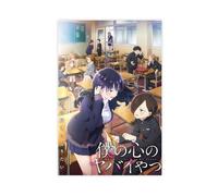 Anime The Dangers in My Heart Season 2 Canvas Poster Wall Art Decor Print Picture Paintings for Living Room Bedroom Decoration 16x24inch(40x60cm)