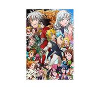Anime The Seven Deadly Sins 37 Canvas Poster Bedroom Decor Sports Landscape Office Room Decor Gift 12×18inch(30×45cm) Unframe: