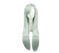 Anime The Seven Deadly Sins Elizabeth Liones Cosplay Wig Long Light Gray Green Heat Resistant Synthetic Hair Wig + Wig Cap